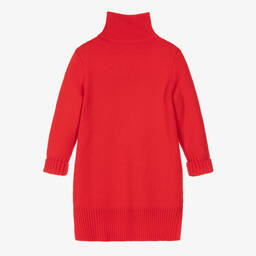 Zadig&Voltaire-Красное шерстяное платье-свитер | Childrensalon Outlet
