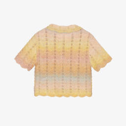 Zimmermann-Girls Blush Fade Knit Top | Childrensalon Outlet
