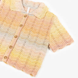 Zimmermann-Girls Blush Fade Knit Top | Childrensalon Outlet