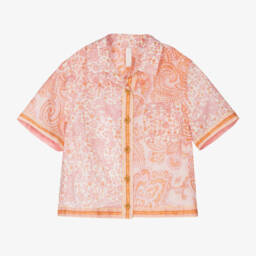 Zimmermann-Girls Cotton Paisley Blouse | Childrensalon Outlet