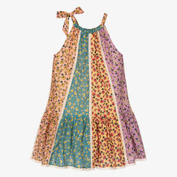 Zimmermann-Girls Floral Halter Neck Dress | Childrensalon Outlet