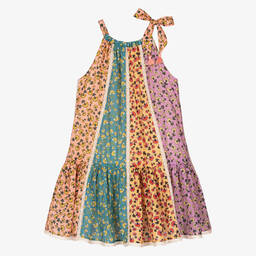 Zimmermann-Girls Floral Halter Neck Dress | Childrensalon Outlet