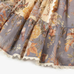 Zimmermann-فستان قطني وردي مزهر للبنات | Childrensalon Outlet