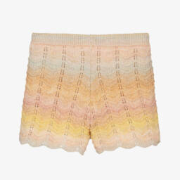 Zimmermann-شورت محبوك بتدرجات وردية للبنات | Childrensalon Outlet