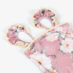 Zimmermann-Girls Rosy Ruffle Floral Swimwear | Childrensalon Outlet