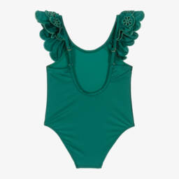 Zimmermann-Girls Scalloped Floral Swimwear | Childrensalon Outlet