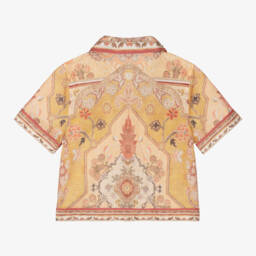 Zimmermann-Girls Vibrant Cotton Print Blouse | Childrensalon Outlet