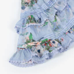 Zimmermann-Топ из вуали с акварельным цветочным принтом для девочек | Childrensalon Outlet