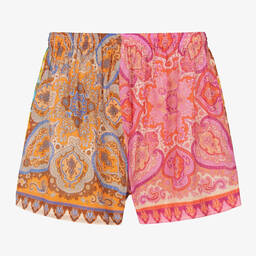 Zimmermann-Teen Girls Cotton Bandana Print Shorts | Childrensalon Outlet