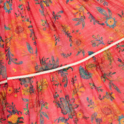 Zimmermann-Teen Girls Pink Floral Cotton Dress | Childrensalon Outlet