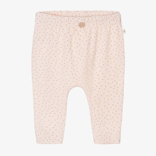 1 + in the family-Baby Girls Pink Cotton Leggings | Childrensalon Outlet