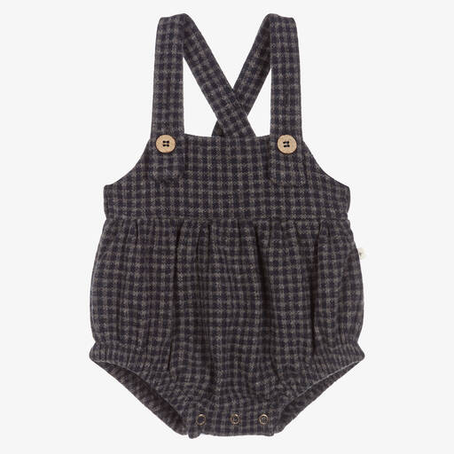 1 + in the family-Blue Houndstooth Shortie | Childrensalon Outlet