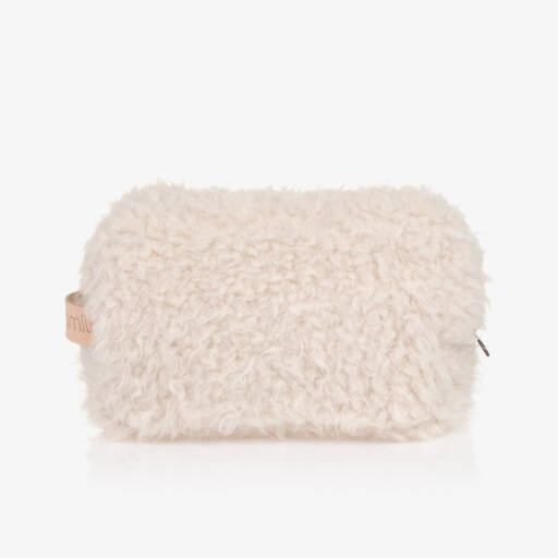1 + in the family-Boys Ivory Fleece Zip Pouch | Childrensalon Outlet