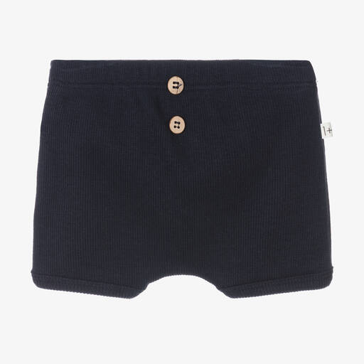 1 + in the family-Navy Blue Cotton Jersey Shorts | Childrensalon Outlet