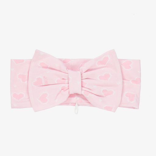 A Dee-Girls Pink Cotton Headband | Childrensalon Outlet