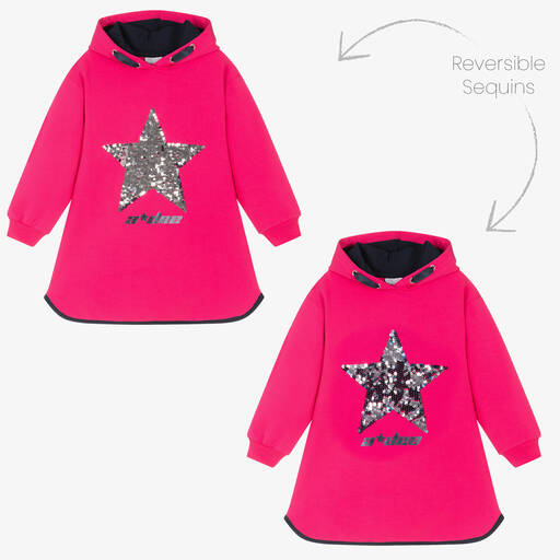 A Dee-Girls Pink Jersey Dress | Childrensalon Outlet