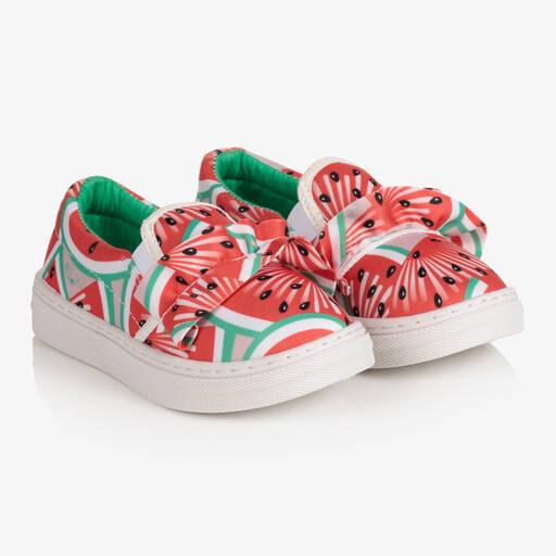 A Dee-Girls Red Watermelon Trainers | Childrensalon Outlet