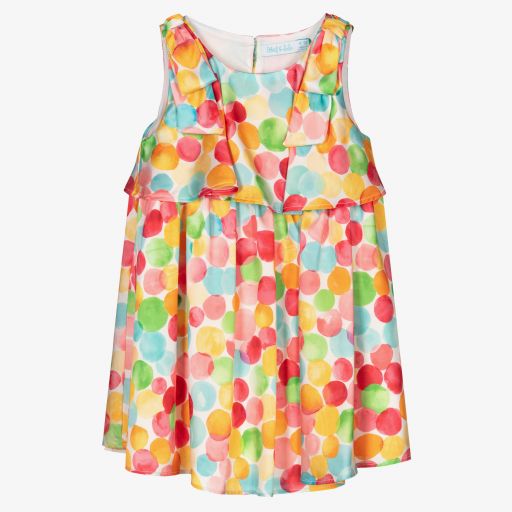 Abel & Lula-Girls Pink Sleeveless Dress | Childrensalon Outlet