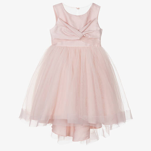 Abel & Lula-Girls Pink Tulle Waterfall Dress | Childrensalon Outlet
