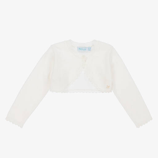 Baby girl white bolero hotsell