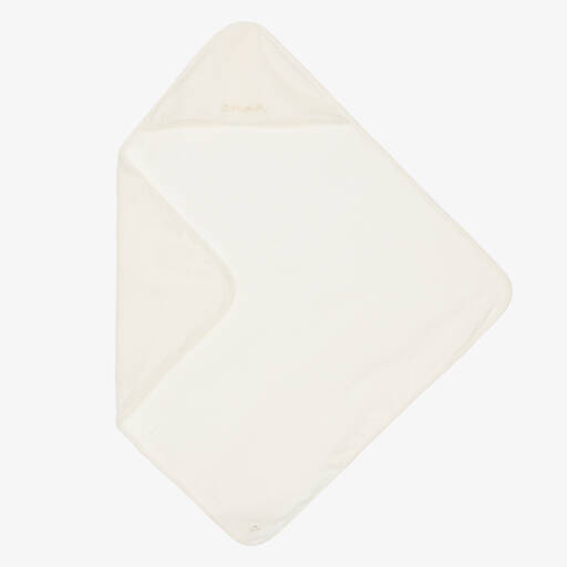 Absorba-Baby Boys Ivory Cozy Hooded Wrap | Childrensalon Outlet