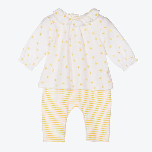 Absorba-Baby Girls Cotton Romper | Childrensalon Outlet