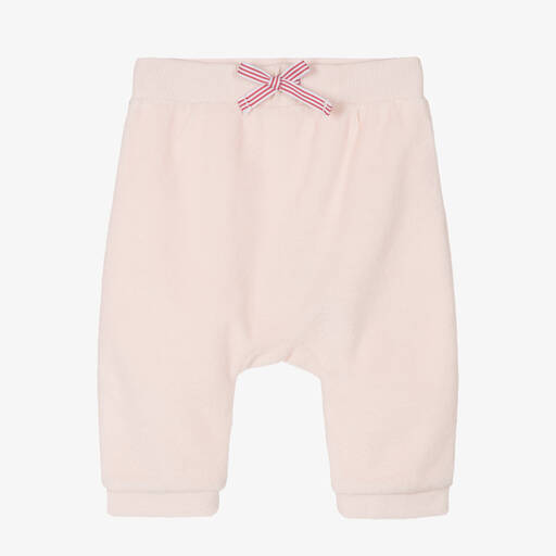 Absorba-Baby Girls Pink Terry Trousers | Childrensalon Outlet