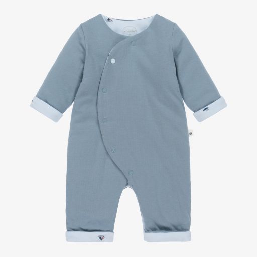 Absorba-أوفرول للخروج أطفال ولادي قطن عضوي لون أزرق | Childrensalon Outlet