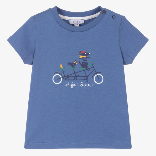 Absorba-Синяя хлопковая футболка для мальчиков | Childrensalon Outlet