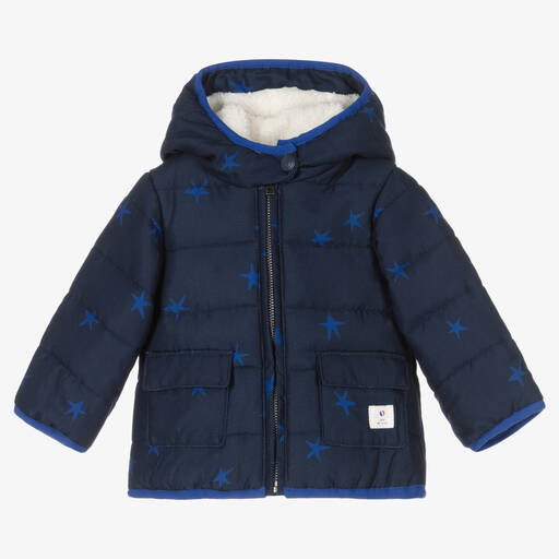 Absorba-Boys Blue Padded Stars Coat | Childrensalon Outlet