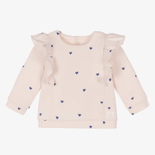 Absorba-Girls Pink Ruffled Sweatshirt | Childrensalon Outlet