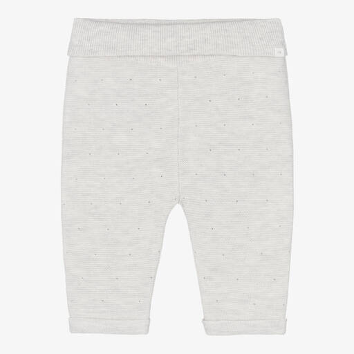 Absorba-Grey Marl Knitted Baby Trousers | Childrensalon Outlet