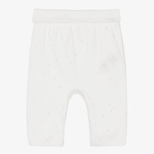 Absorba-Кремовые хлопковые брюки с капельками | Childrensalon Outlet