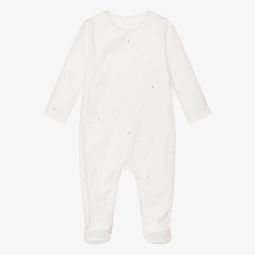 Absorba-Кремовый комбинезон из органического хлопка со звездочками | Childrensalon Outlet