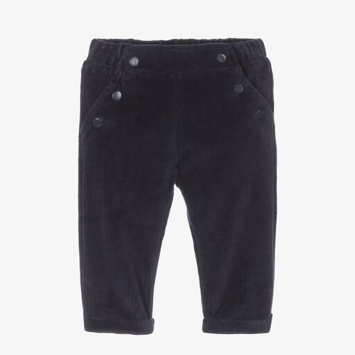 Absorba-Pantalon bleu marine en velours | Childrensalon Outlet