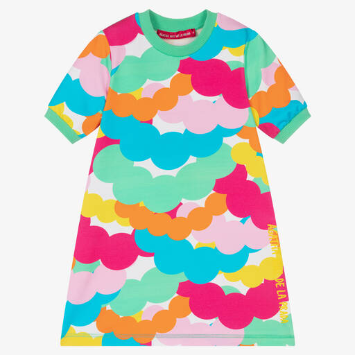 Agatha Ruiz de la Prada-Girls Cotton Bubble Print Dress | Childrensalon Outlet