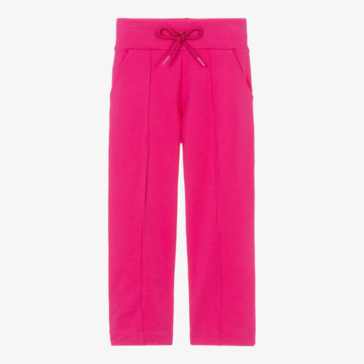 Agatha Ruiz de la Prada-Girls Fuchsia Pink Cotton Trousers | Childrensalon Outlet