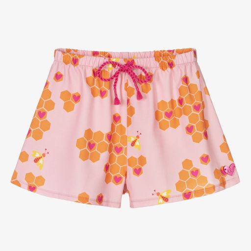 Agatha Ruiz de la Prada-Girls Pink Bee Shorts | Childrensalon Outlet