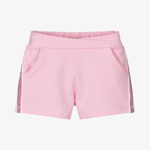 Agatha Ruiz de la Prada-Girls Pink Cotton Shorts  | Childrensalon Outlet