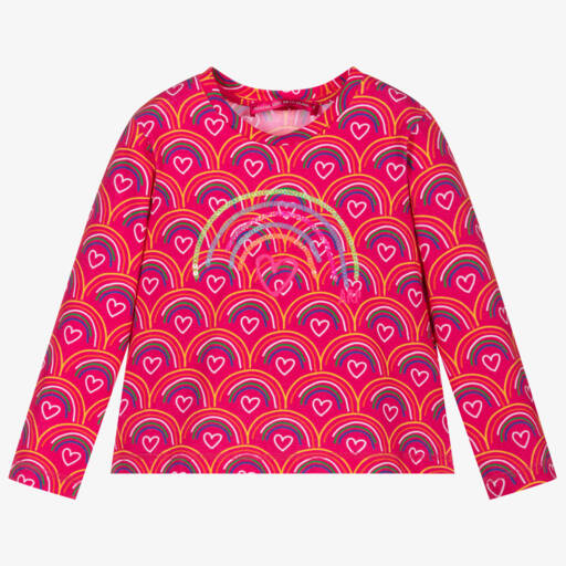 Agatha Ruiz de la Prada-Girls Pink Cotton Top | Childrensalon Outlet