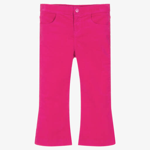 Agatha Ruiz de la Prada-Girls Pink Cotton Trousers | Childrensalon Outlet