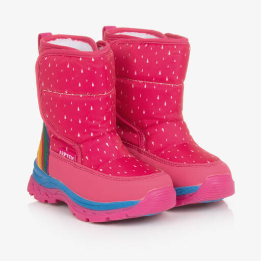 Agatha Ruiz de la Prada-أحذية الثلج الوردية للبنات | Childrensalon Outlet