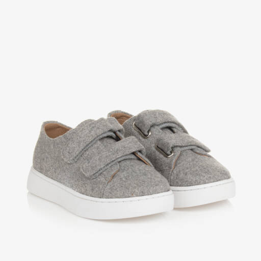 Age of Innocence-Boys Velcro Wool Leather Trainers | Childrensalon Outlet