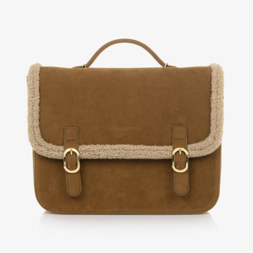 Age of Innocence-Girls Camel Faux Suede Backpack | Childrensalon Outlet