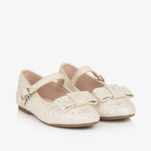 Age of Innocence-بمب بفيونكة لون عاجي براق | Childrensalon Outlet