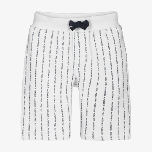 AIGNER-Short blanc en coton Bébé garçon | Childrensalon Outlet