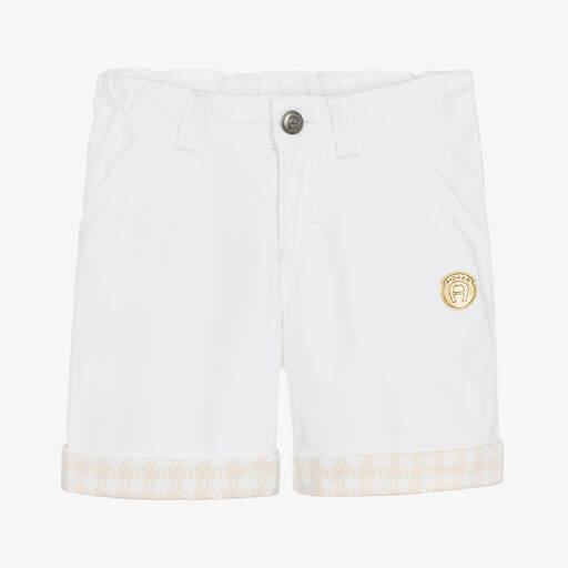 AIGNER-Short blanc en coton garçon | Childrensalon Outlet