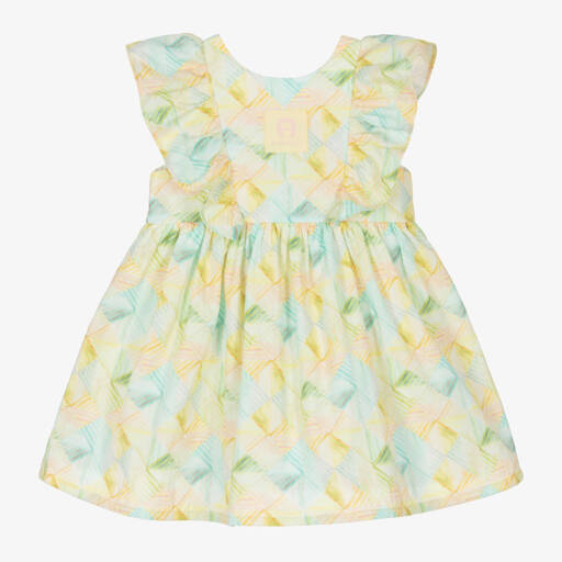 AIGNER-فستان قطني بألوان الباستيل الزاهية للبنات | Childrensalon Outlet