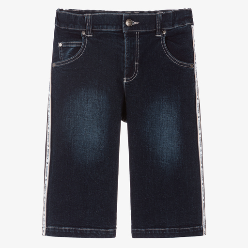 AIGNER-Blaue Teen Jeans-Shorts (J) | Childrensalon Outlet