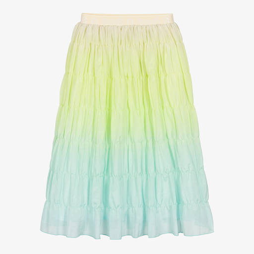 AIGNER-Teen Girls Green & Blue Ombré Skirt | Childrensalon Outlet